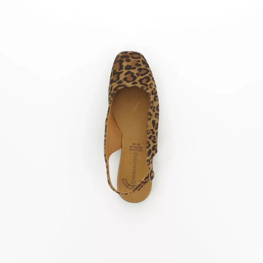 Image (6) de la chaussures Women Office - Escarpins Marron en Cuir nubuck
