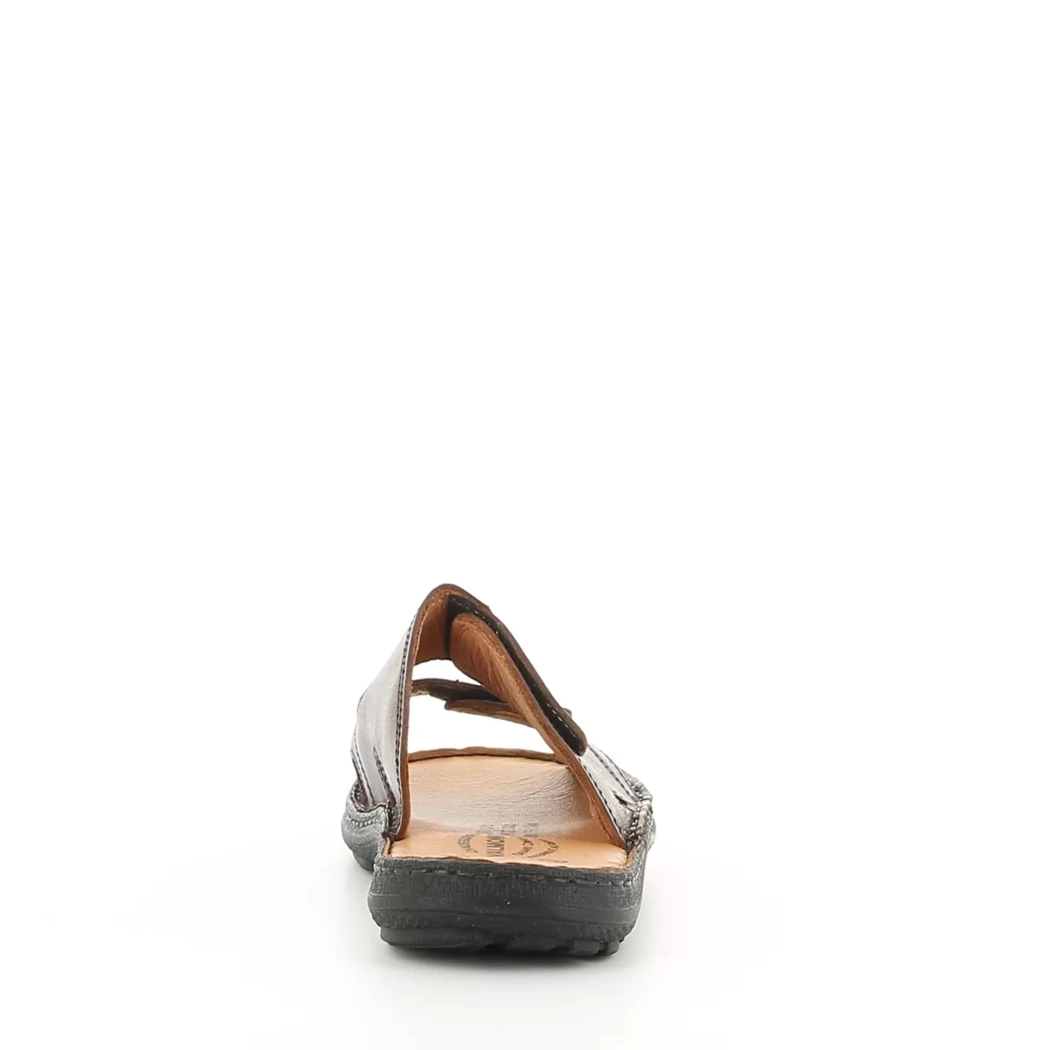 Image (3) de la chaussures Valmonte - Mules et Sabots Marron en Cuir