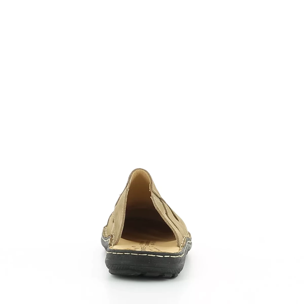 Image (3) de la chaussures Valmonte - Mules et Sabots Taupe en Cuir