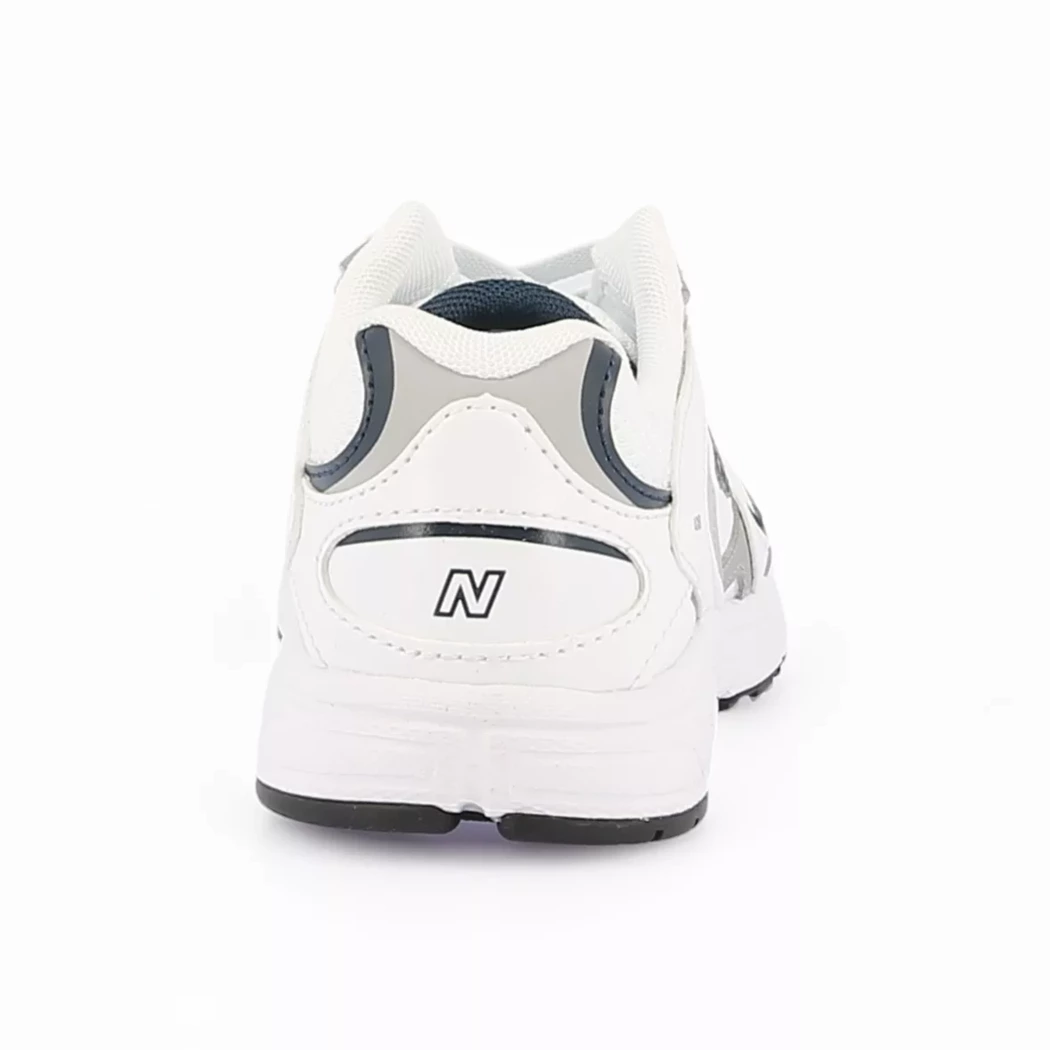 Image (3) de la chaussures New Balance - Baskets Blanc en Cuir synthétique