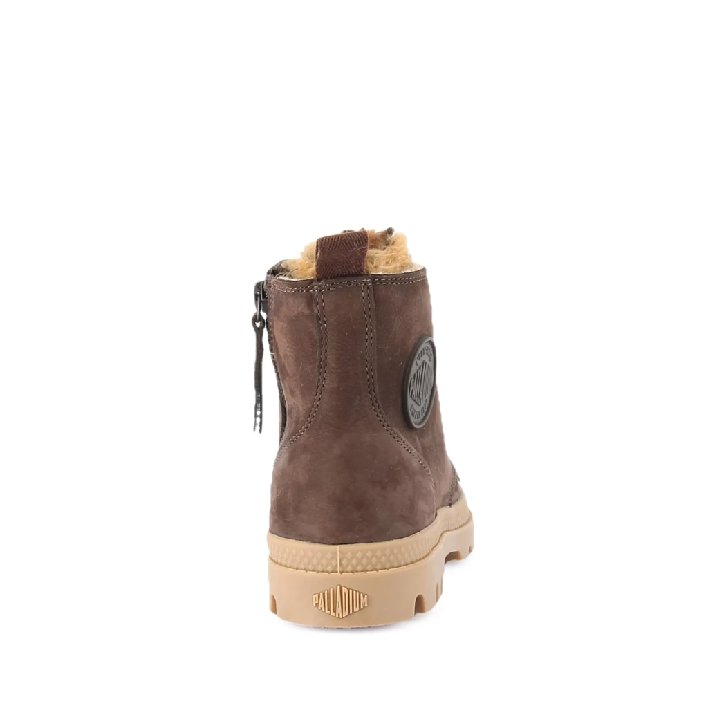 Image (3) de la chaussures Palladium - Bottines Marron en Cuir nubuck