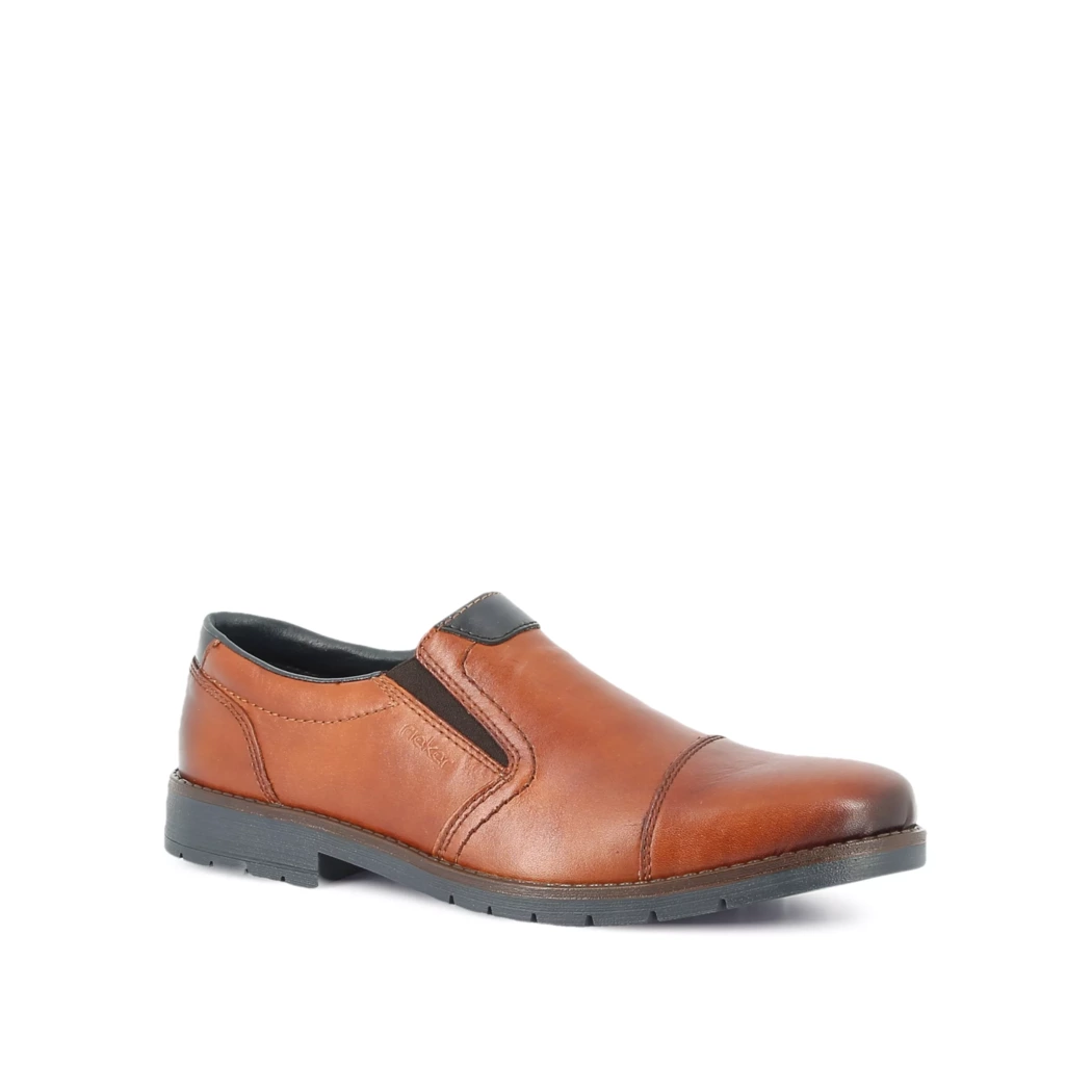 Image (1) de la chaussures Rieker - Mocassins Cuir naturel / Cognac en Cuir