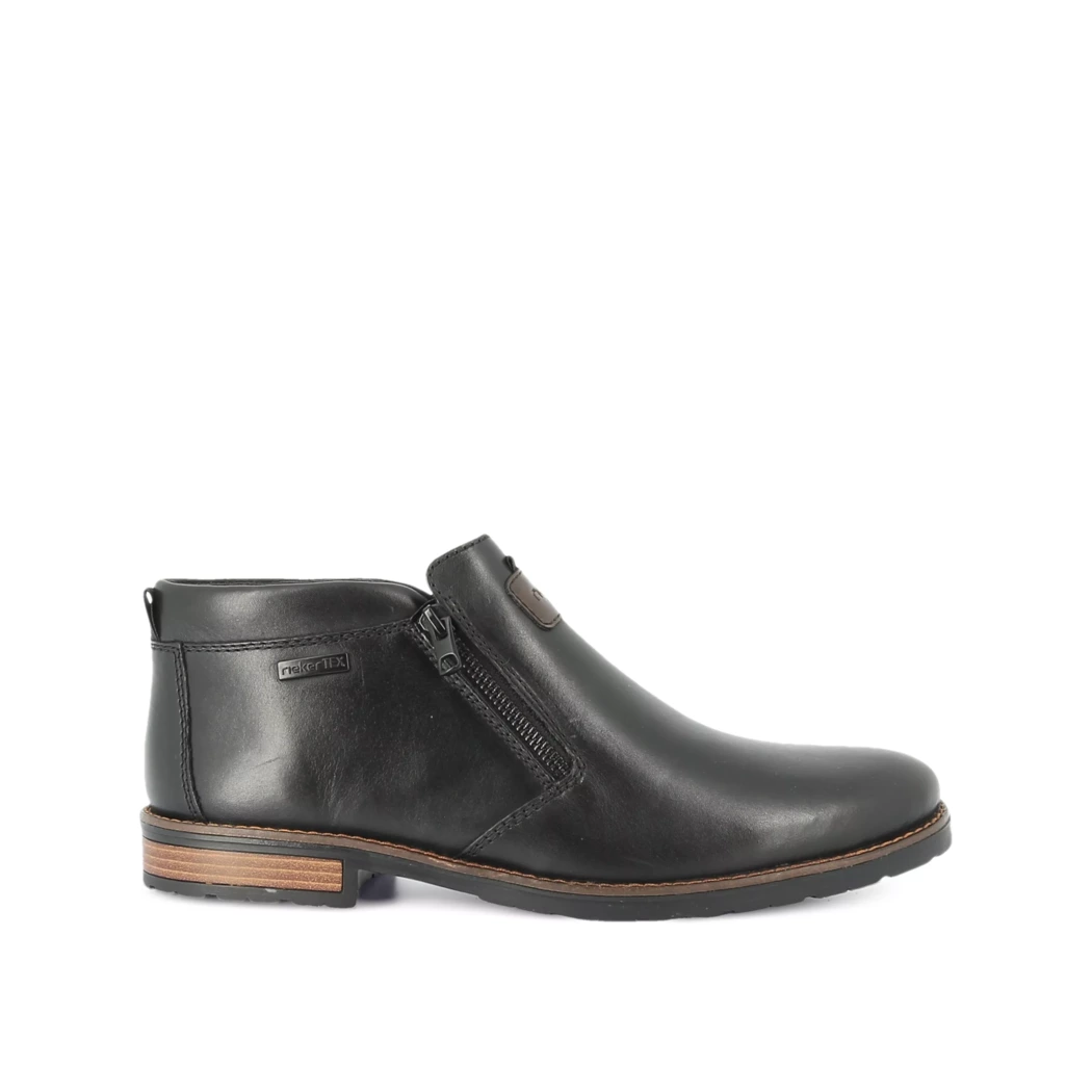 Image (2) de la chaussures Rieker - Boots Noir en Cuir