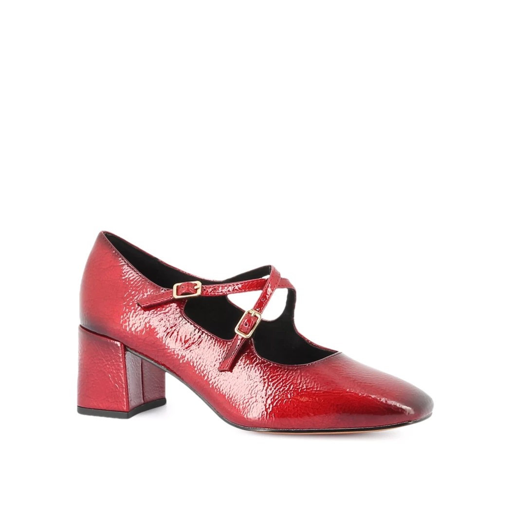 Image (1) de la chaussures Marco Tozzi - Escarpins Rouge en Cuir synthétique