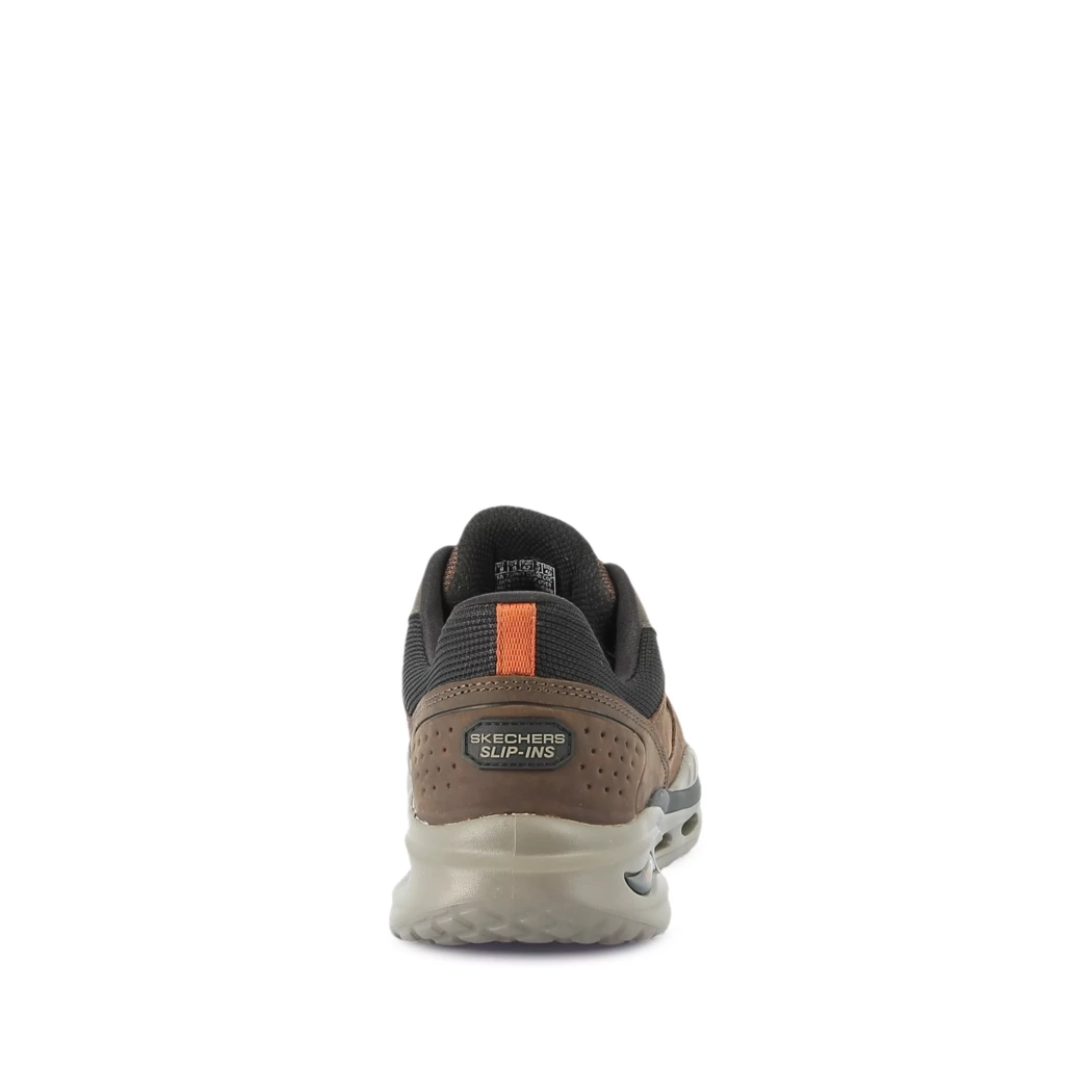 Image (3) de la chaussures Skechers - Baskets Marron en Cuir synthétique