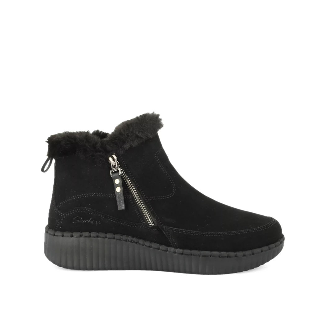Image (2) de la chaussures Skechers - Boots Noir en Cuir nubuck