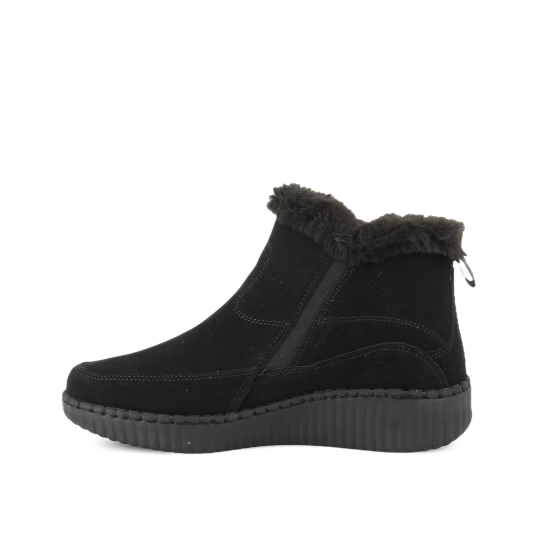 Image (4) de la chaussures Skechers - Boots Noir en Cuir nubuck