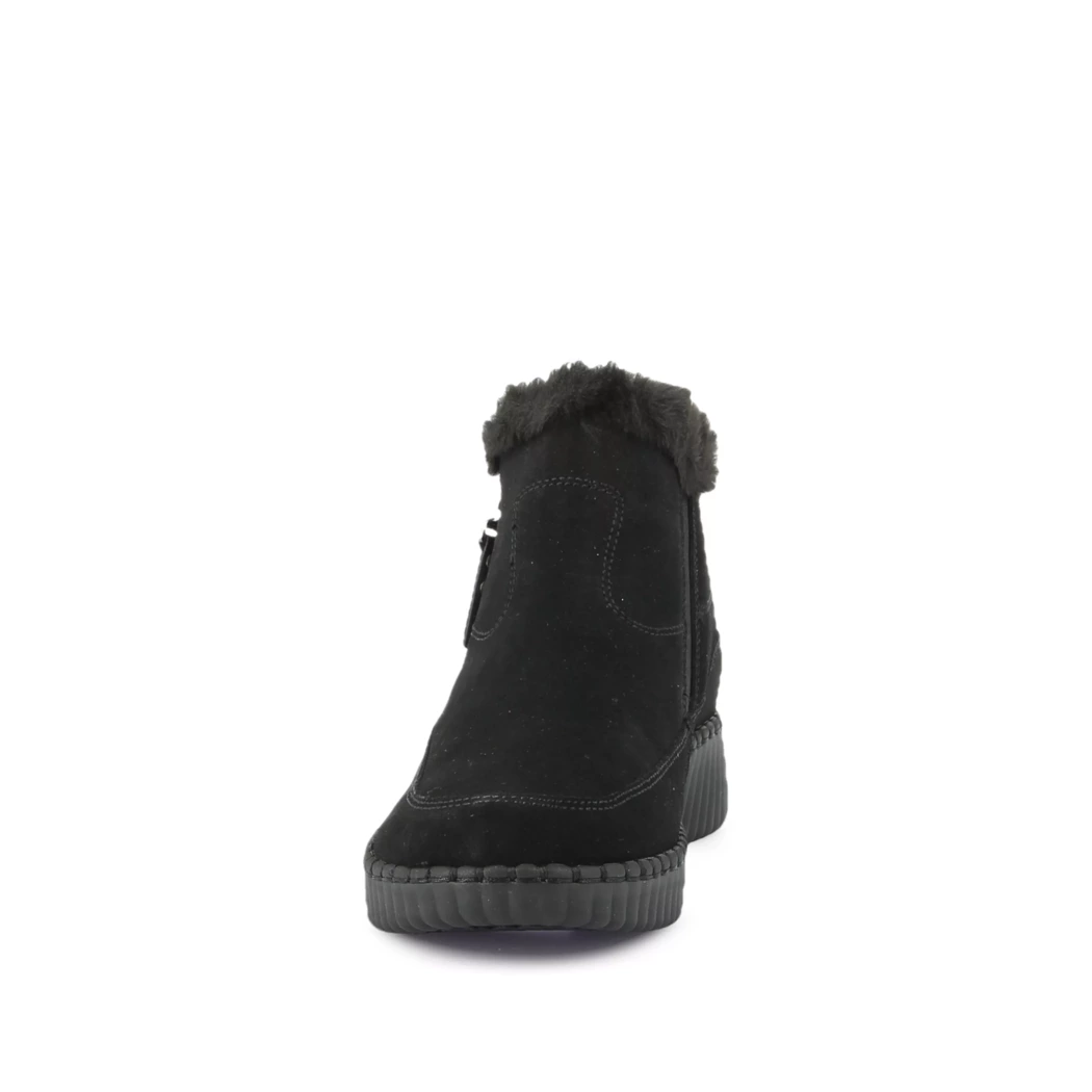 Image (5) de la chaussures Skechers - Boots Noir en Cuir nubuck