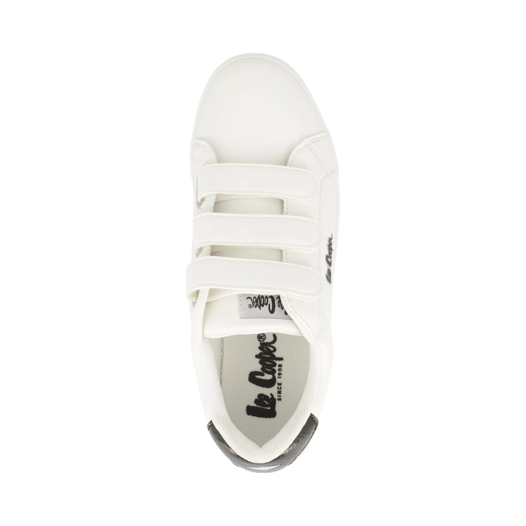 Image (6) de la chaussures Lee Cooper - Baskets Blanc en Cuir synthétique