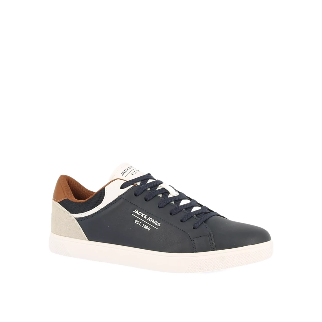 Image (1) de la chaussures Jack & Jones - Baskets Bleu en Cuir synthétique