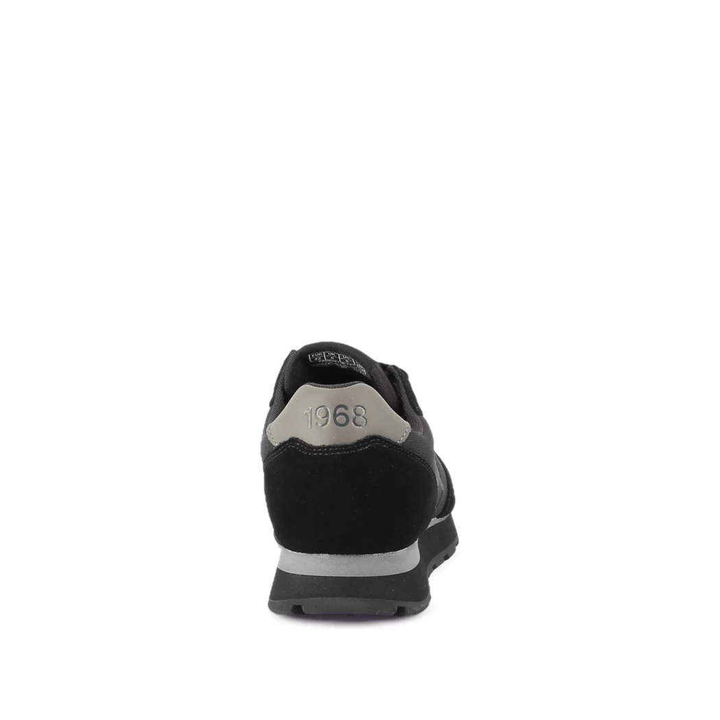 Image (3) de la chaussures Sun68 - Baskets Noir en Cuir nubuck