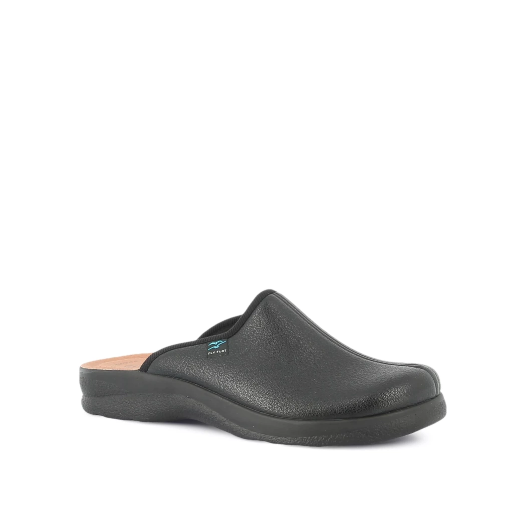 Image (1) de la chaussures Fly Flot - Pantoufles et Chaussons Noir en Cuir