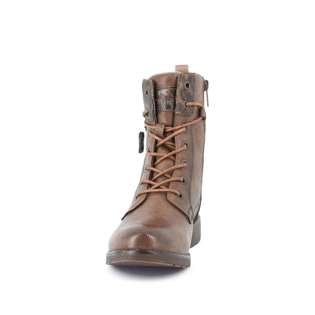 Image (5) de la chaussures Mustang - Bottines Cuir naturel / Cognac en Cuir synthétique