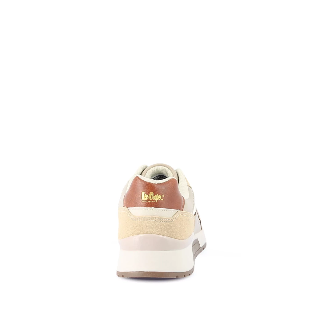 Image (3) de la chaussures Lee Cooper - Baskets Beige en Cuir synthétique