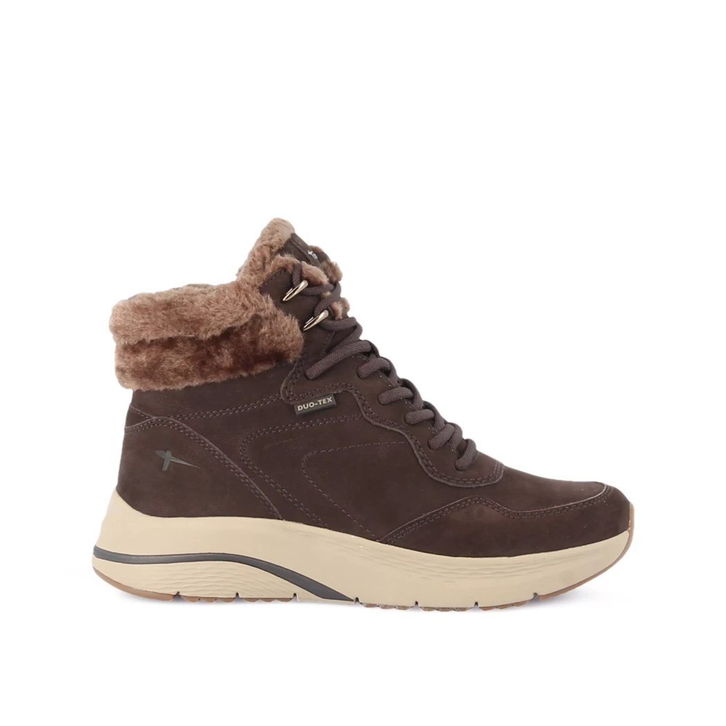 Image (2) de la chaussures Tamaris - Bottines Marron en Cuir nubuck