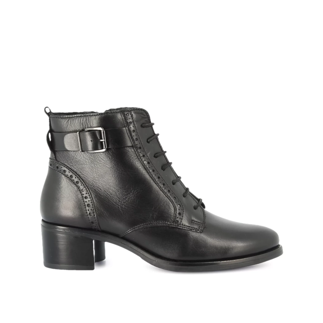 Image (2) de la chaussures Women Office - Bottines Noir en Cuir