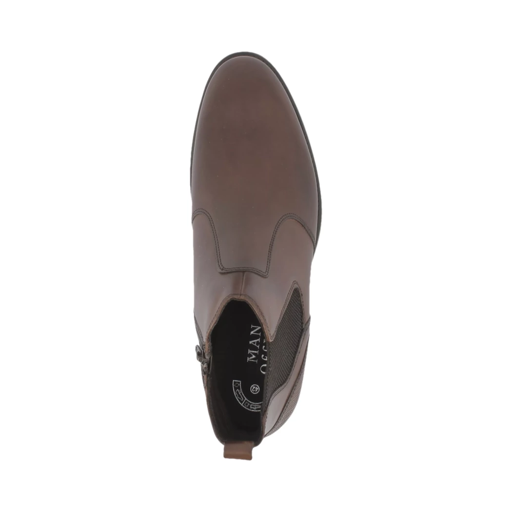 Image (6) de la chaussures Man Office - Boots Marron en Cuir