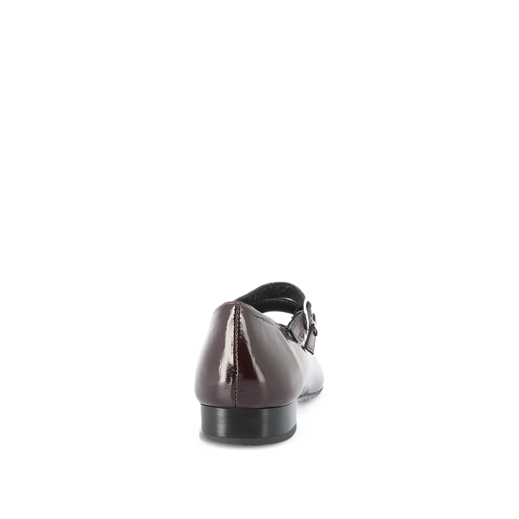 Image (3) de la chaussures Les Fees de Bengale - Escarpins Bordeaux en Cuir vernis