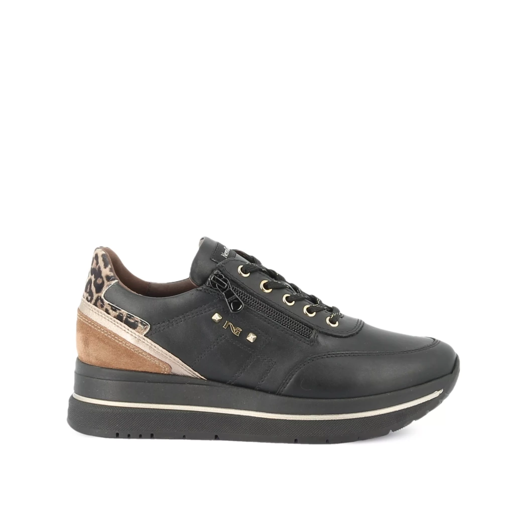 Image (2) de la chaussures Nero Giardini - Baskets Noir en Cuir