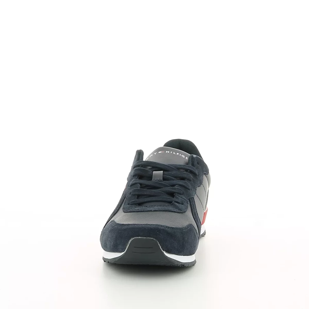Image (5) de la chaussures Tommy Hilfiger - Baskets Bleu en Cuir