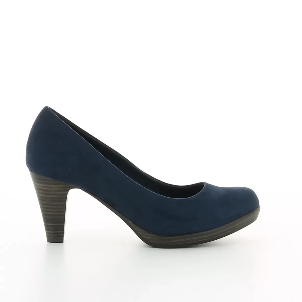 Image (2) de la chaussures Marco Tozzi - Escarpins Bleu en Cuir synthétique