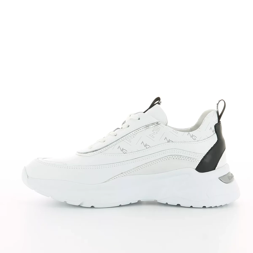 Image (4) de la chaussures Nero Giardini - Baskets Blanc en Cuir