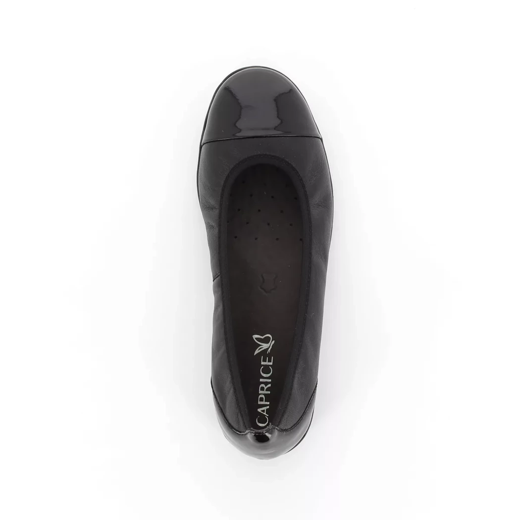 Image (6) de la chaussures Caprice - Ballerines Noir en Cuir