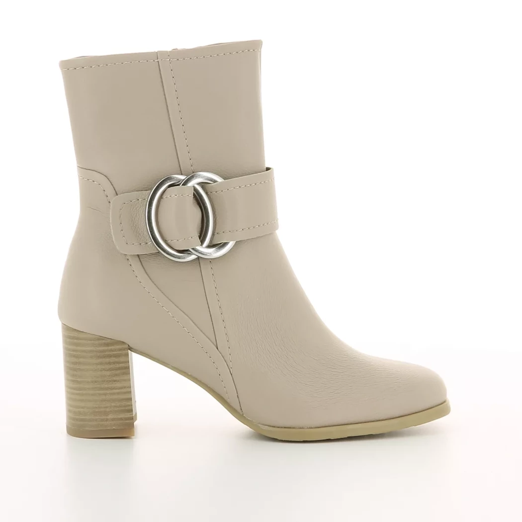 Image (2) de la chaussures Marco Tozzi - Boots Beige en Cuir