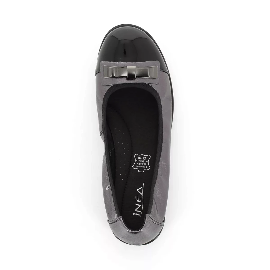 Image (6) de la chaussures Inea - Ballerines Noir en Cuir