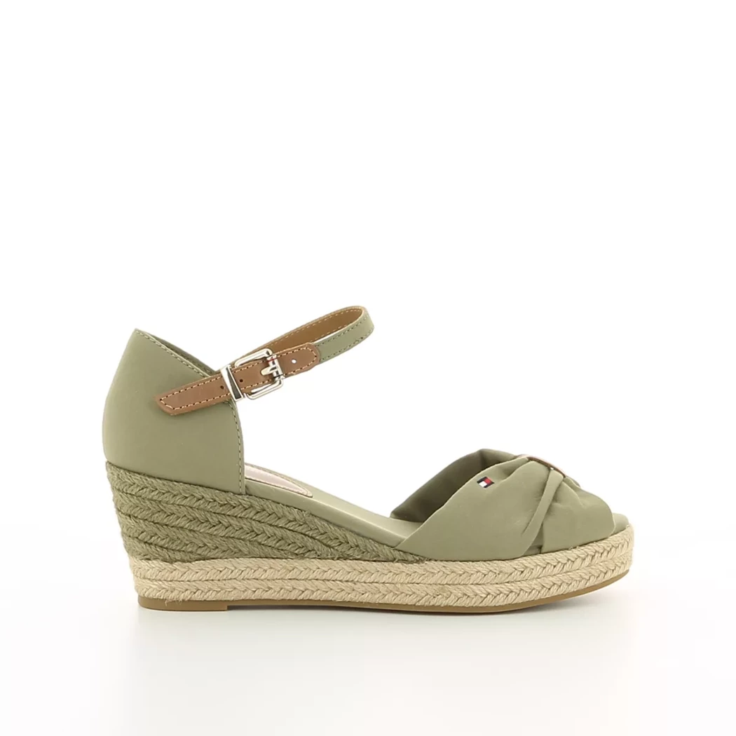 Image (2) de la chaussures Tommy Hilfiger - Sandales et Nu-Pieds Vert en Textile