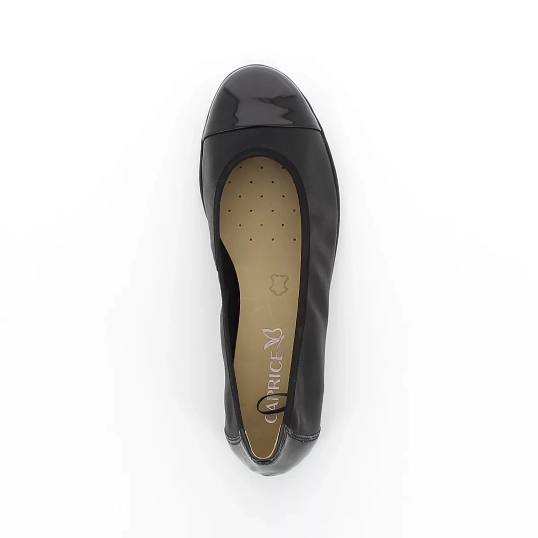 Image (6) de la chaussures Caprice - Ballerines Noir en Cuir synthétique