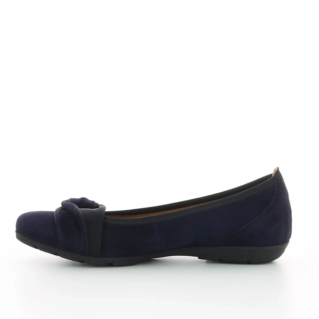 Image (4) de la chaussures Gabor - Ballerines Bleu en Cuir nubuck