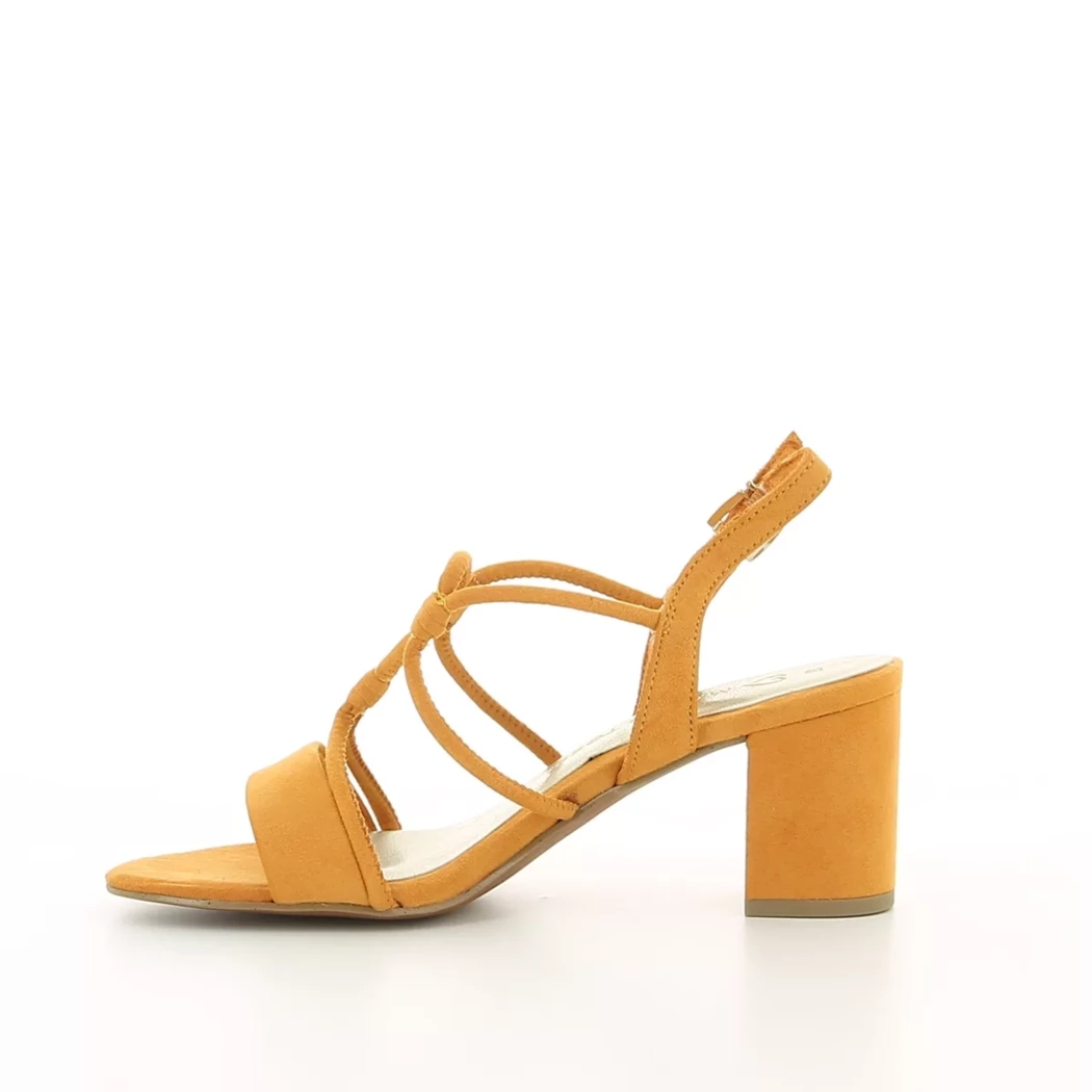 Image (4) de la chaussures Marco Tozzi - Sandales et Nu-Pieds Orange en Cuir synthétique