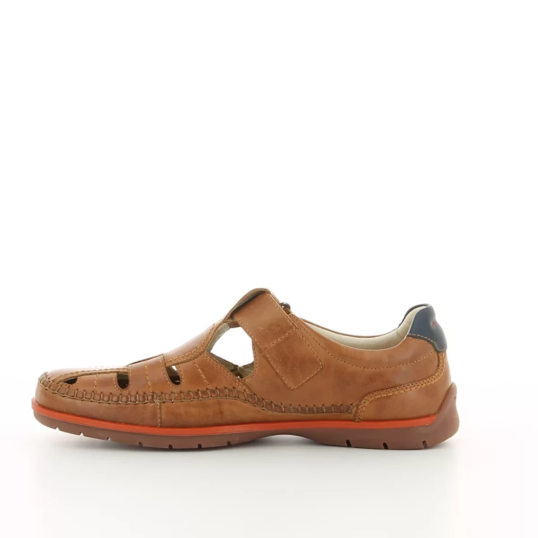 Image (4) de la chaussures Pikolinos - Sandales et Nu-Pieds Cuir naturel / Cognac en Cuir
