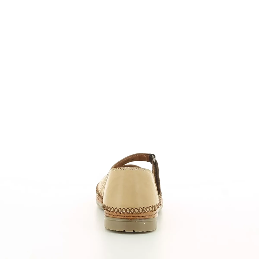 Image (3) de la chaussures Altex - Ballerines Beige en Cuir
