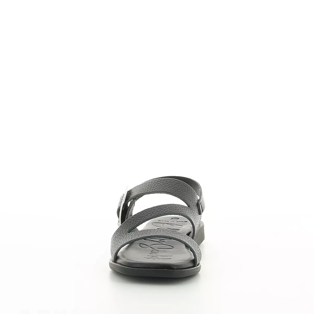 Image (5) de la chaussures Oh! My Sandals - Sandales et Nu-Pieds Noir en Cuir