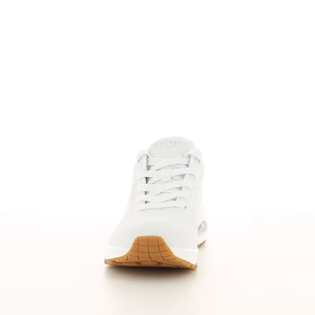 Image (5) de la chaussures Skechers - Baskets Blanc en Cuir synthétique