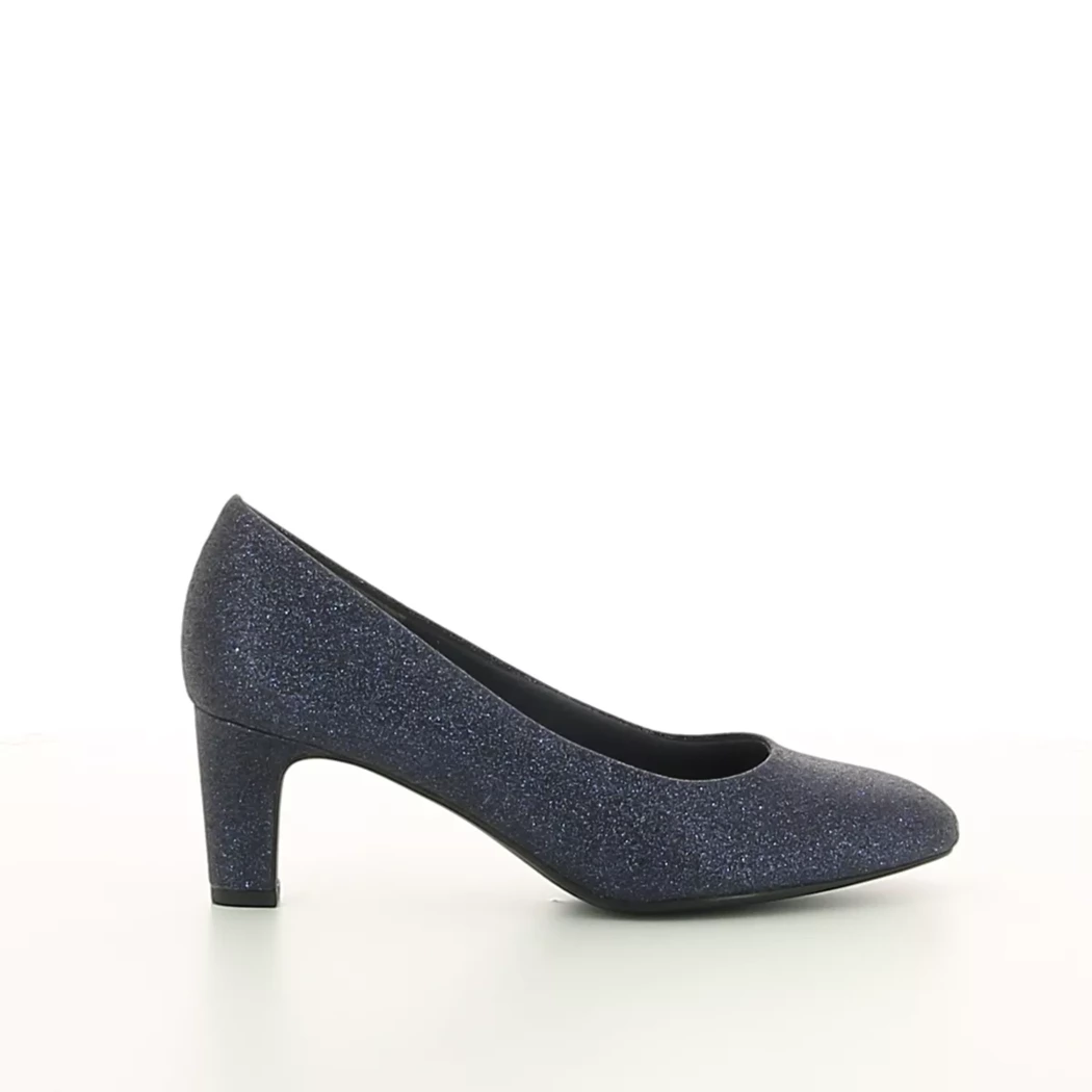 Image (2) de la chaussures Tamaris - Escarpins Bleu en Textile