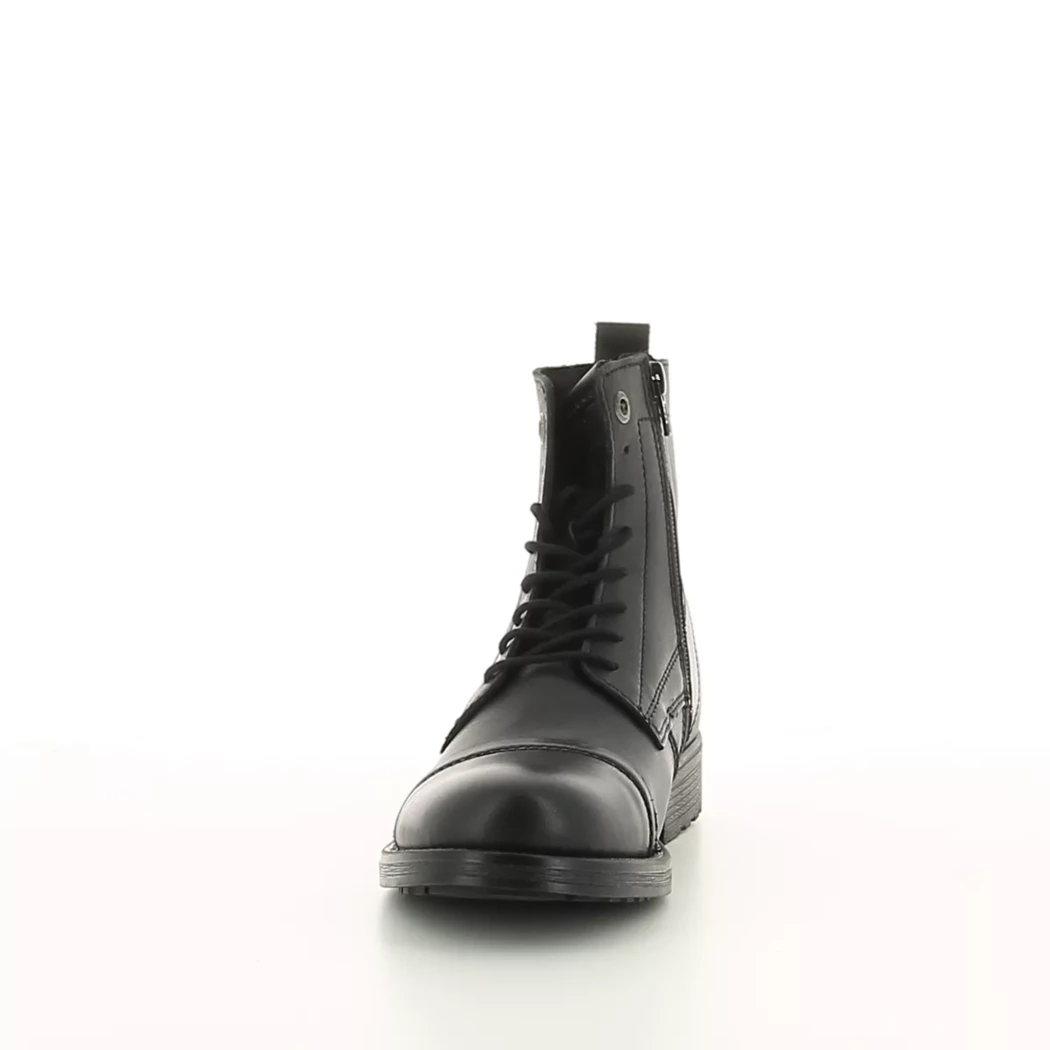 Image (5) de la chaussures Jack & Jones - Bottines Noir en Cuir