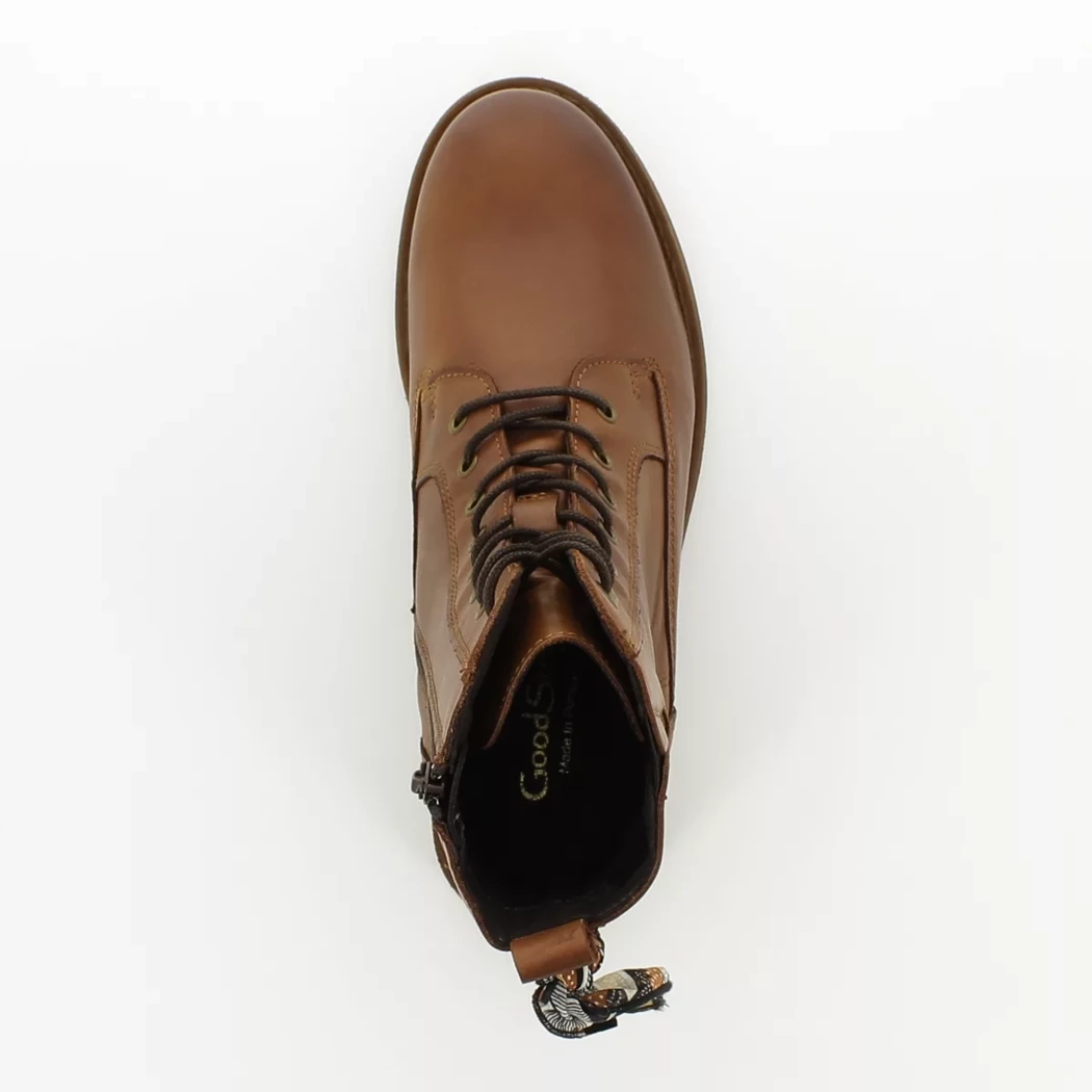 Image (6) de la chaussures Goodstep - Bottines Cuir naturel / Cognac en Cuir