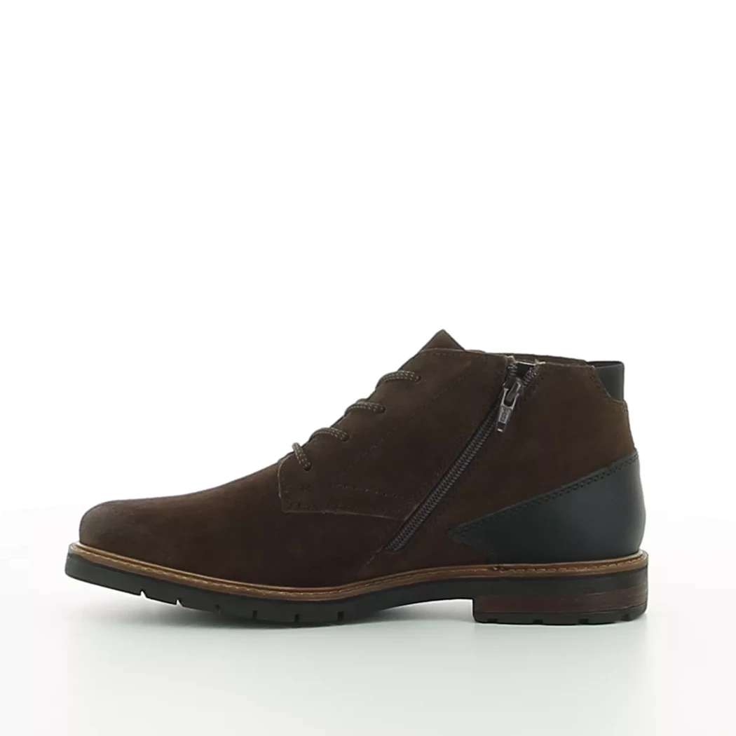 Image (4) de la chaussures Bugatti - Bottines Marron en Cuir nubuck