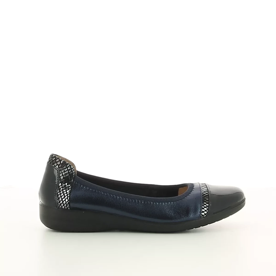 Image (2) de la chaussures Inea - Ballerines Bleu en Multi-Matières