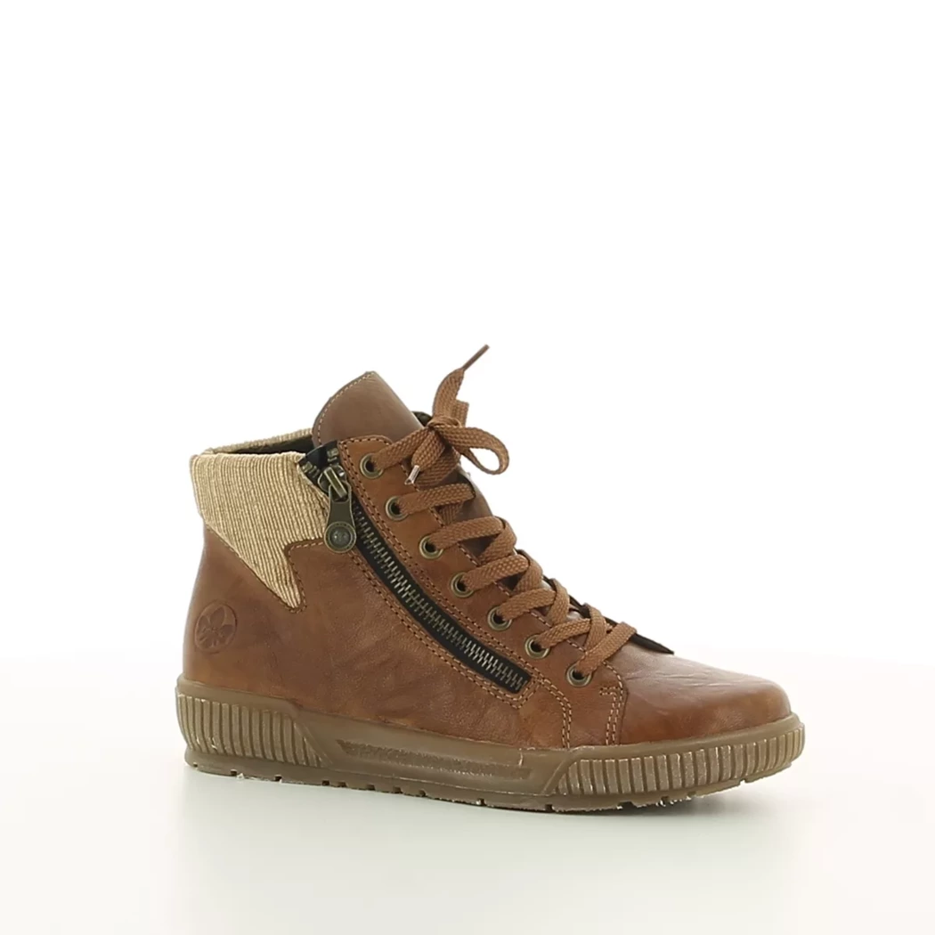 Image (1) de la chaussures Rieker - Bottines Cuir naturel / Cognac en Cuir Image (1) de la chaussures Rieker - Bottines Cuir naturel / Cognac en Cuir