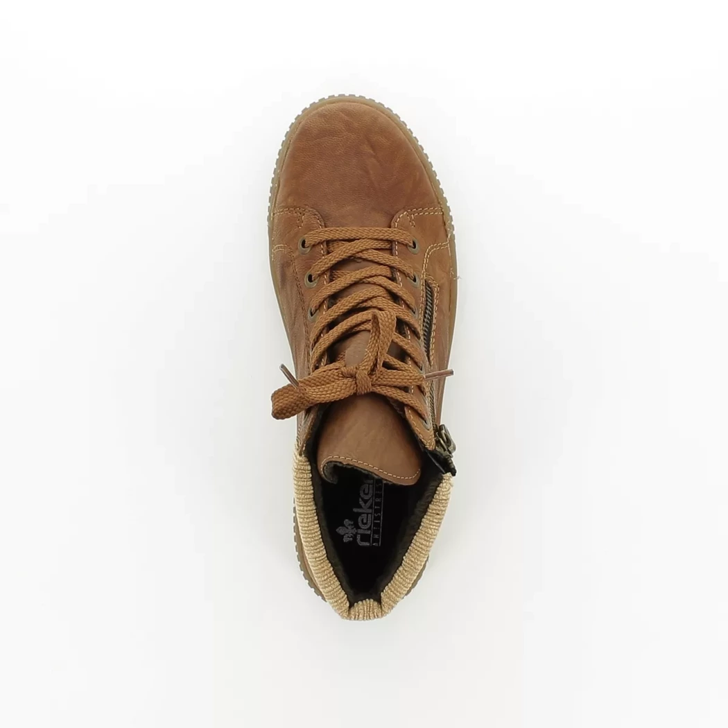 Image (6) de la chaussures Rieker - Bottines Cuir naturel / Cognac en Cuir