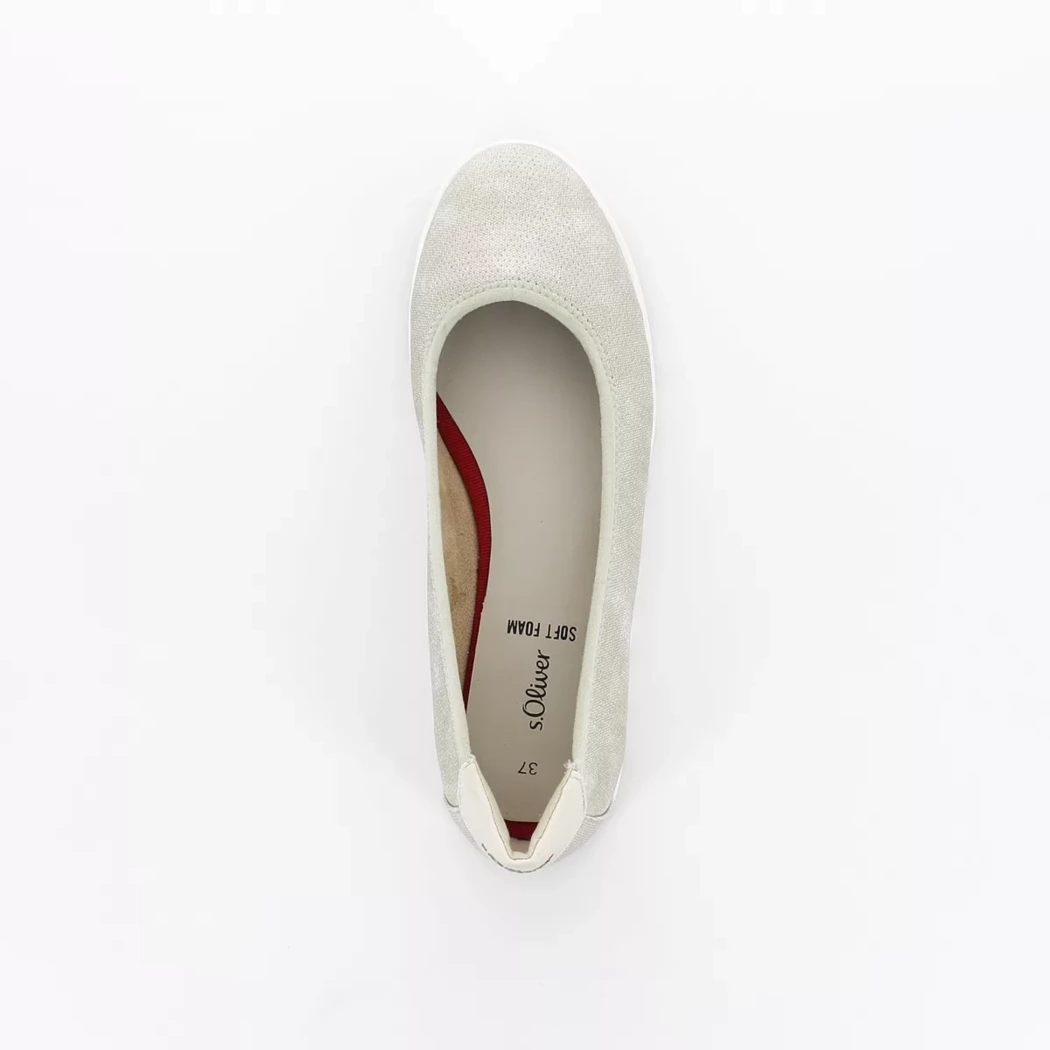 Image (6) de la chaussures S.Oliver - Ballerines Or / Bronze / Platine en Cuir synthétique