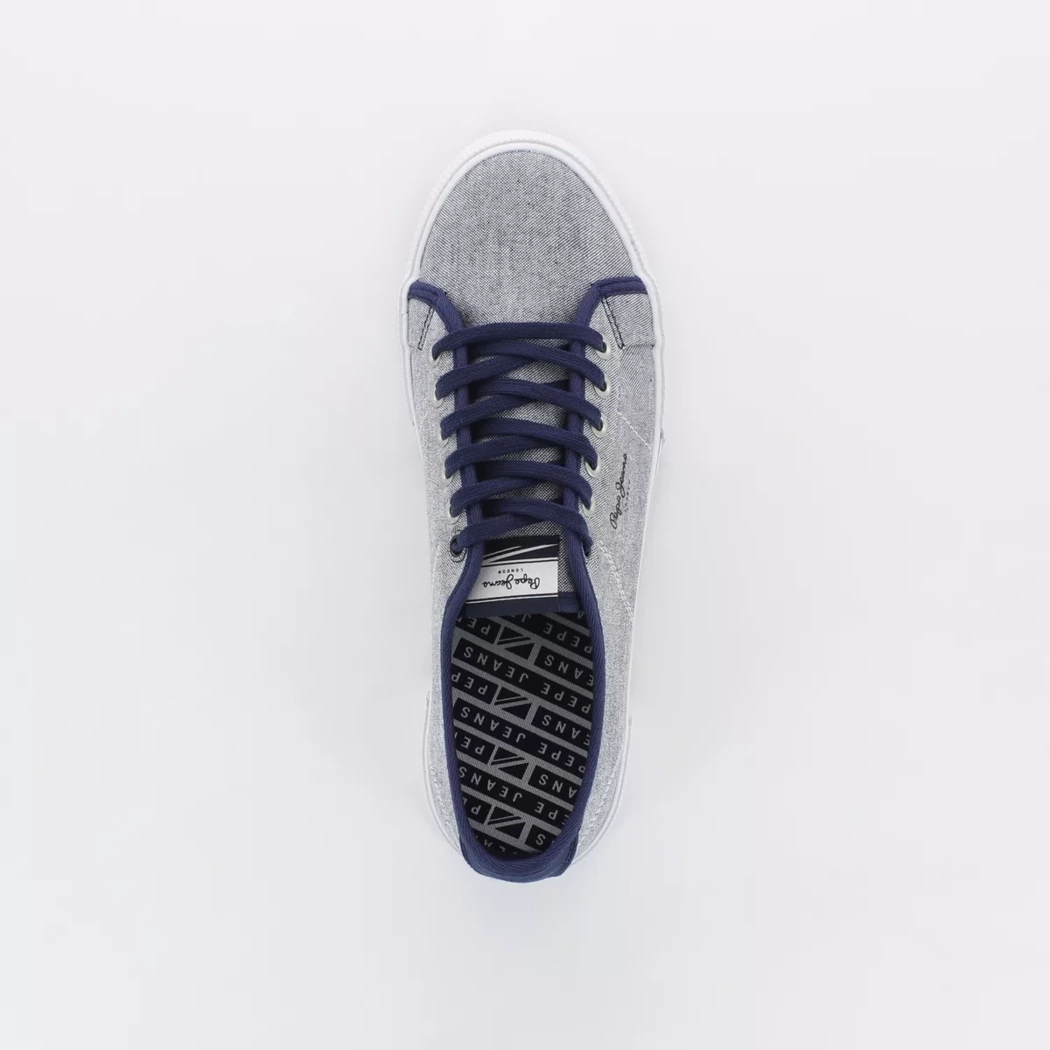 Image (6) de la chaussures Pepe Jeans - Baskets Bleu en Textile