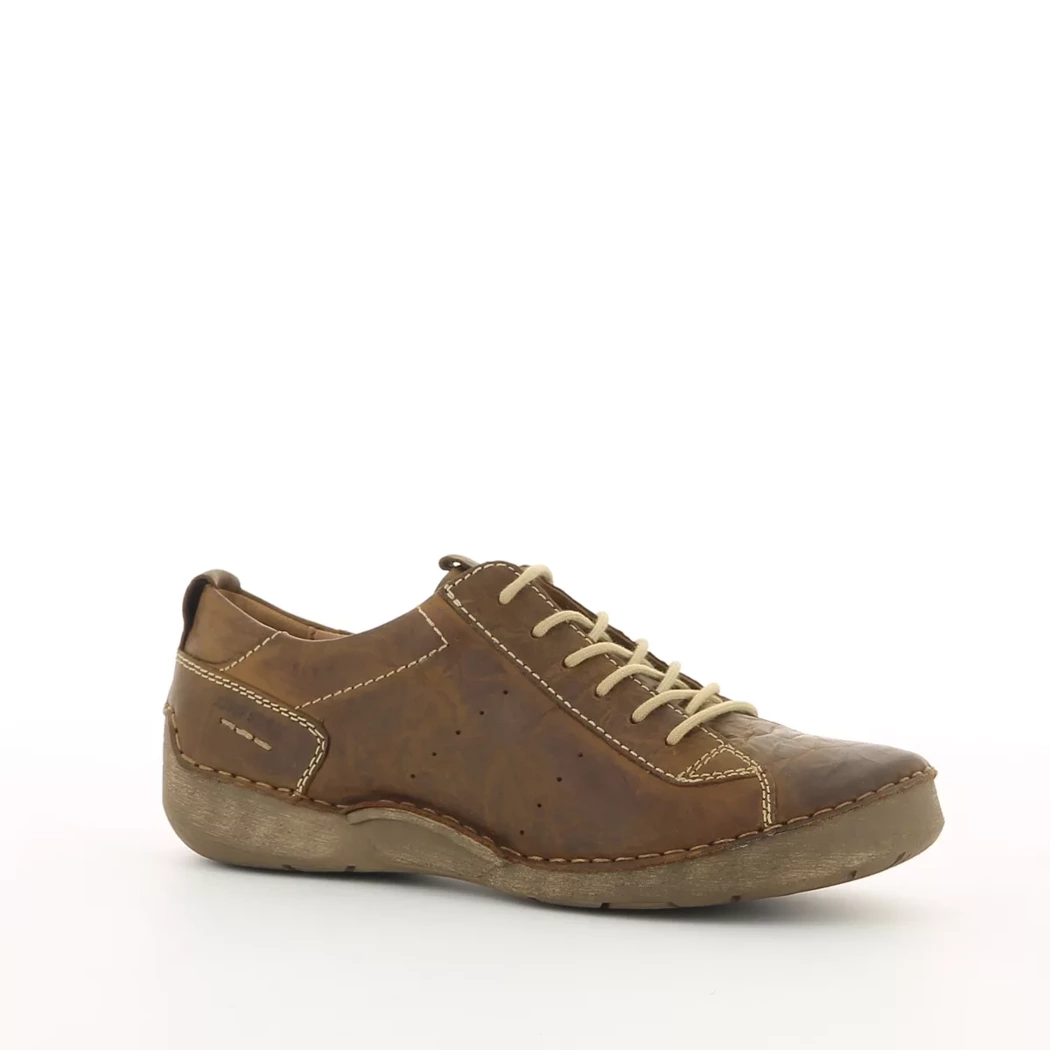 Image (1) de la chaussures Josef Seibel - Chaussures à lacets Cuir naturel / Cognac en Cuir
