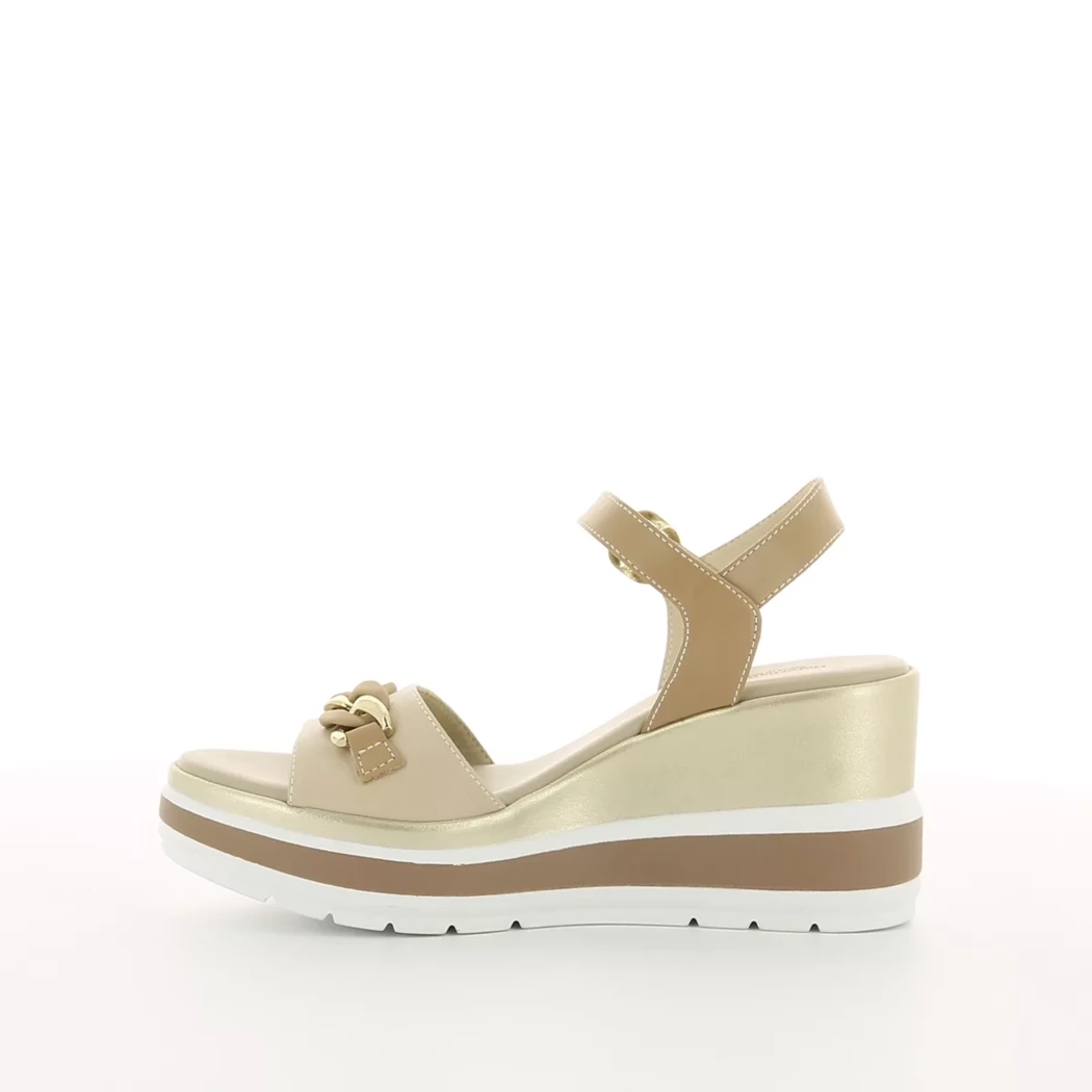 Image (4) de la chaussures Nero Giardini - Sandales et Nu-Pieds Beige en Cuir