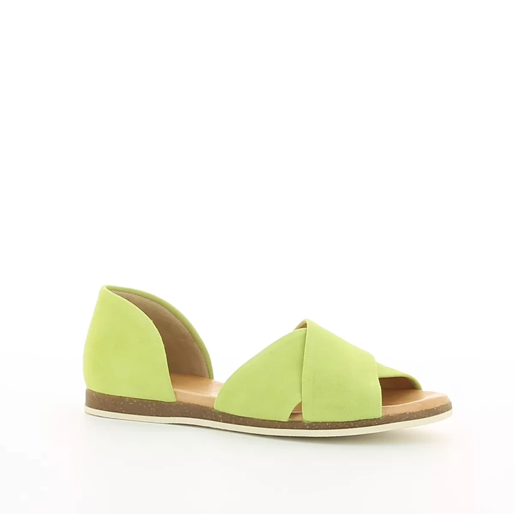 Image (1) de la chaussures Apple of Eden - Sandales et Nu-Pieds Vert en Cuir nubuck