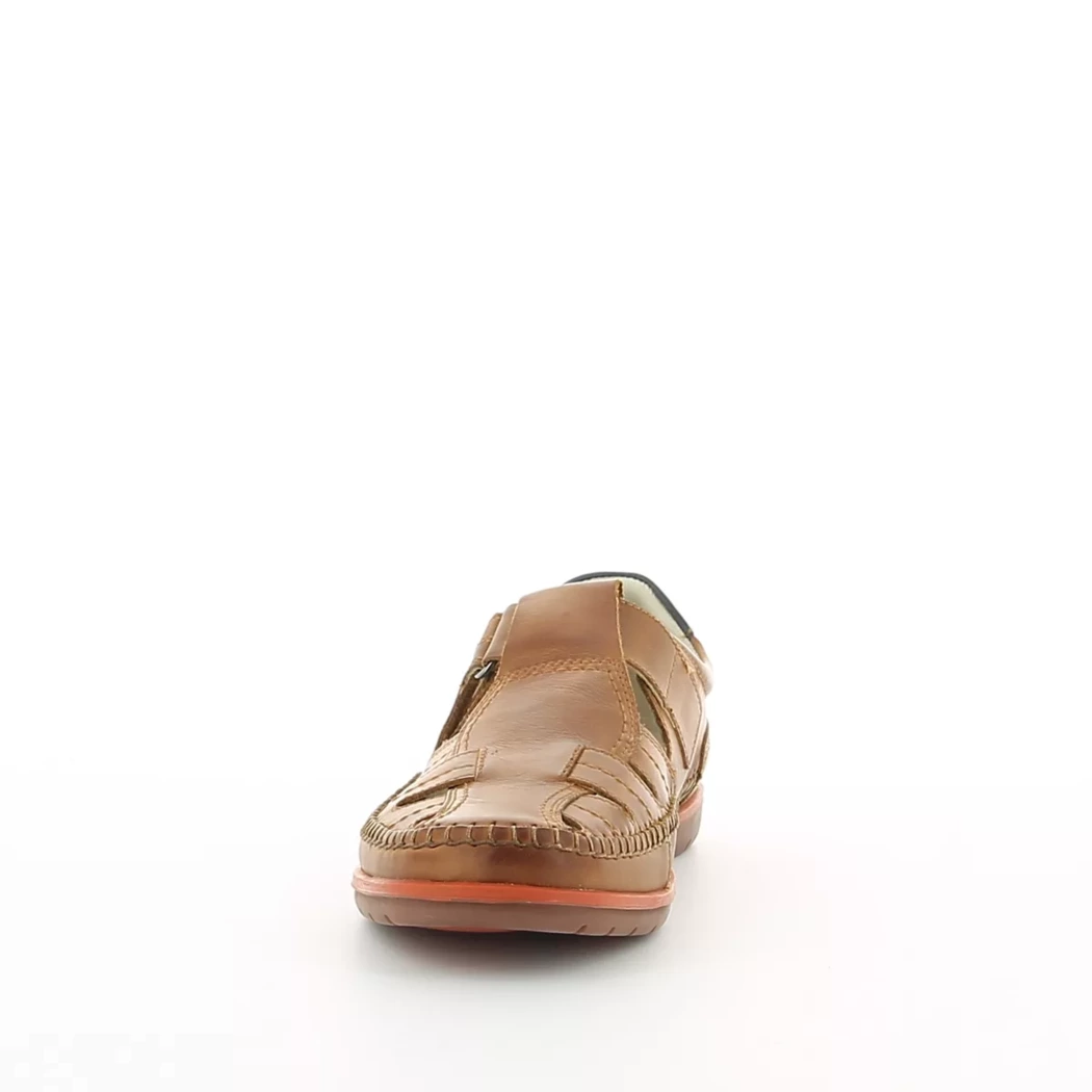 Image (5) de la chaussures Pikolinos - Sandales et Nu-Pieds Cuir naturel / Cognac en Cuir
